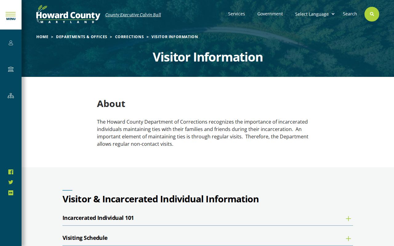 Howard County released inmate bond and time-served instructions